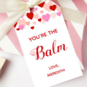 Je bent het Balm Lip Balm Valentijnsdag Gift Label Cadeaulabel