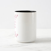 Je bent het beste wat ik ooit gevonden heb. tweekleurige koffiemok (Center)