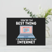 Je bent het beste wat ik ooit op internet heb gevo kaart (Staand voorkant)