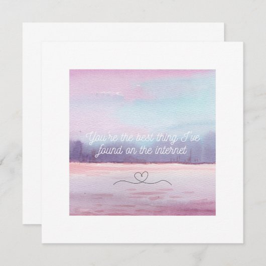 Je bent het beste wat ik op internet heb gevonden. (Voorkant / Achterkant)