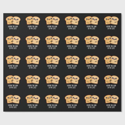 Je bent het doof van mijn leven grappige brood, br cadeaupapier (Vlak)