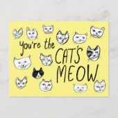 JE BENT HET ECHTSTE KRIEL Cute Kittens  Postcard Briefkaart (Voorkant)