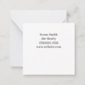 Je bent het hart van mijn bedrijf notitiekaartje (Achterkant)