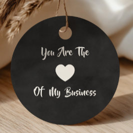 Je bent het hart van mijn zakelijke cadeau Label, Bedankjes Labels