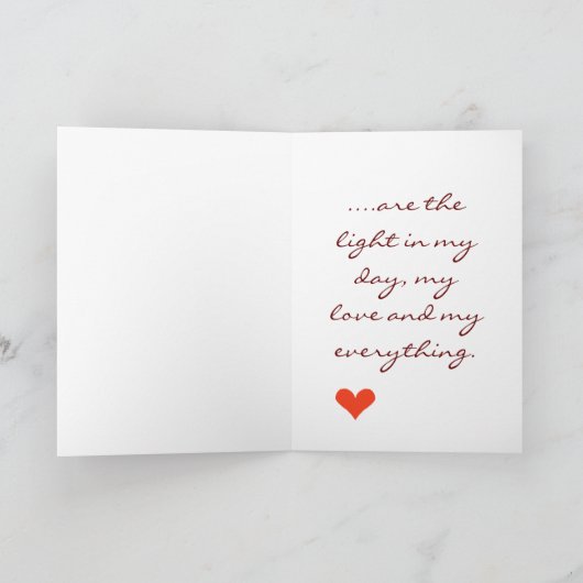 Je bent het licht feestdagen kaart (Binnen)