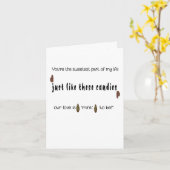 Je bent het liefste deel van mijn leven kaart (Gele Bloem)