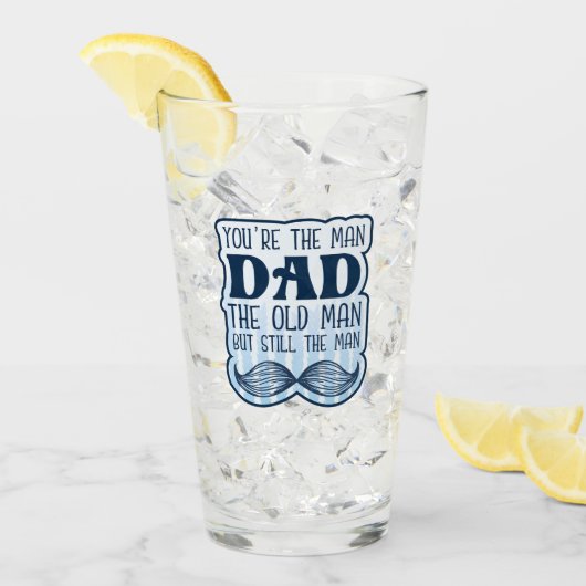 Je bent het Man vader het oude Man maar nog steeds Glas (Voorkant ijs)