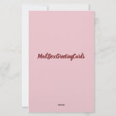 Je bent het perfecte geschenk voor mij briefpapier (Achterkant)