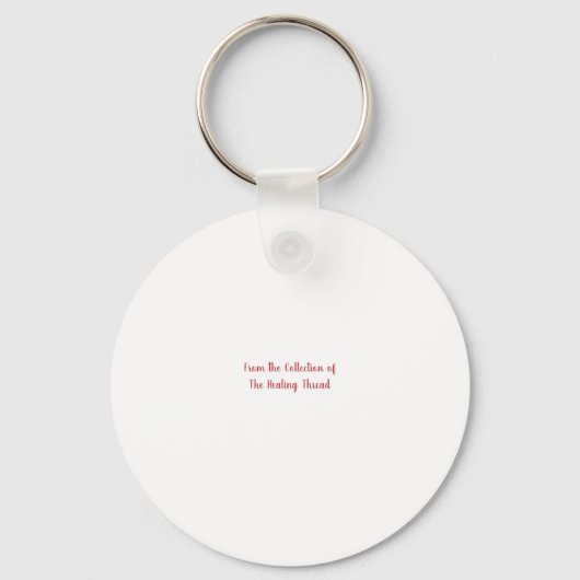 "Je bent het waard" Affirmatie Sleutelhanger (Achterkant)