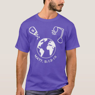 Je bent het zout en licht van de wereld t-shirt