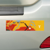 Je bent hier bumpersticker (Op auto)