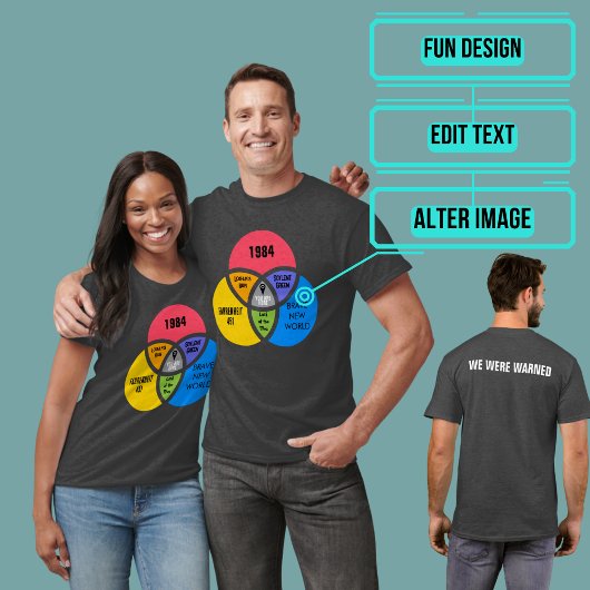 Je bent hier Dystopian Future Mashup Ver 02 T-shirt