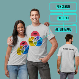 Je bent hier Dystopian Future Mashup Ver 03 T-shirt