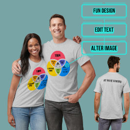 Je bent hier Dystopian Future Mashup Ver 04 T-shirt