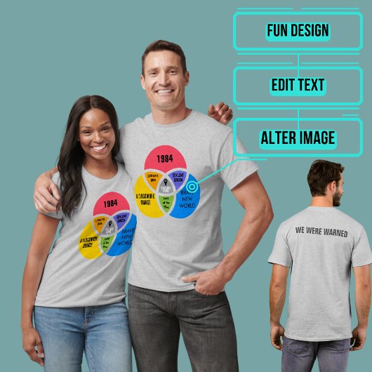 Je bent hier Dystopian Future Mashup Ver 04 T-shirt