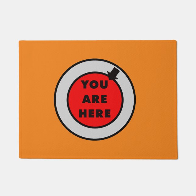 Je bent hier grappig deurmat (Voorkant)