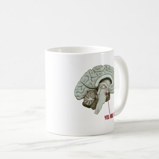 Je bent hier koffiemok (Voorkant rechts)