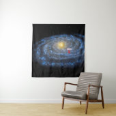 Je bent hier: Melkwegkaart Wandkleed (In situ)