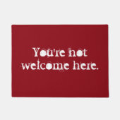 Je bent hier niet welkom. deurmat (Voorkant)