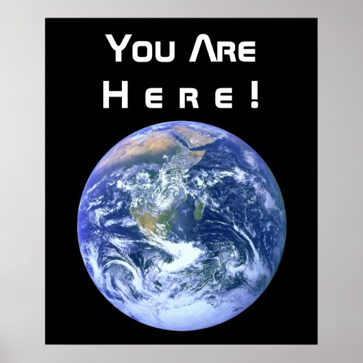 Je bent hier! poster (Voorkant)