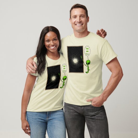 "Je bent hier" T-shirt (Unisex)