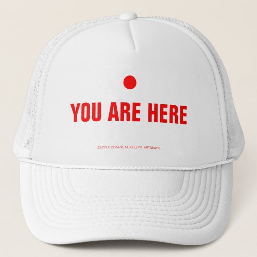 JE BENT HIER TRUCKER PET (Voorkant)