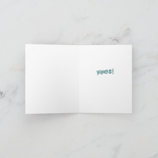 Je bent HOE oud? Kaart (Binnen)