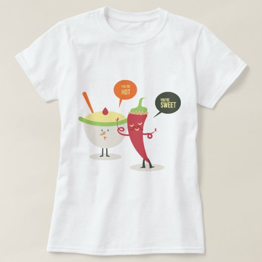 Je bent Hot N Sweet Chili Cake T-shirt (Design voorkant)