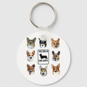 Je bent in Corgi-land Sleutelhanger