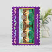 Je bent in de eerste plaats uitgenodigd voor mijn kaart (Staand voorkant)