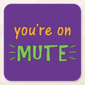 Je bent in de Stomme Kartonnen Onderzetters (Voorkant)