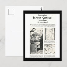 Je bent in een schoonheidswedstrijd elke dag retro