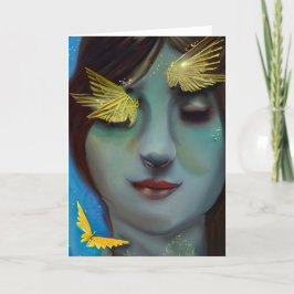 Je bent in mijn gedachten |  dame kaart