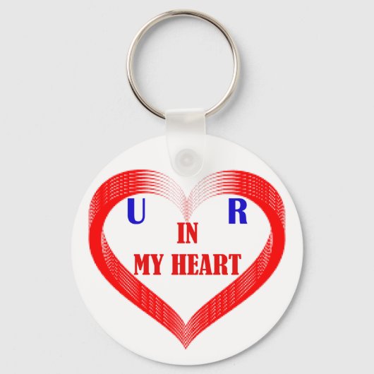 JE BENT IN MIJN HART SLEUTELHANGER (Voorkant)