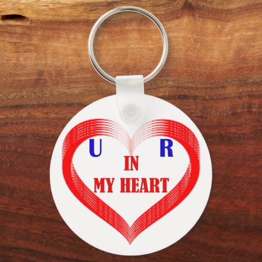 JE BENT IN MIJN HART SLEUTELHANGER (Voorkant)