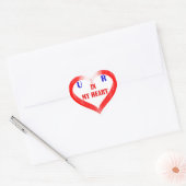 JE BENT IN MIJN HART STICKER (Envelop)