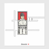 JE BENT IN MIJN NETWERK STICKER (Vel)