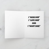 JE BENT IN MIJN ***ONGESCHIKTE DENKEN** KAART (Binnen)