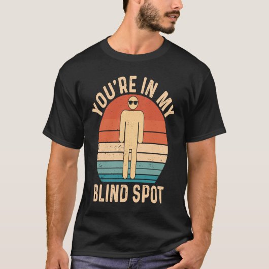 Je bent in My Blind Sport Retro blind T-shirt (Voorkant)