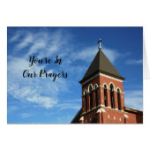 Je bent in onze gebeden (Voorkant Horizontaal)