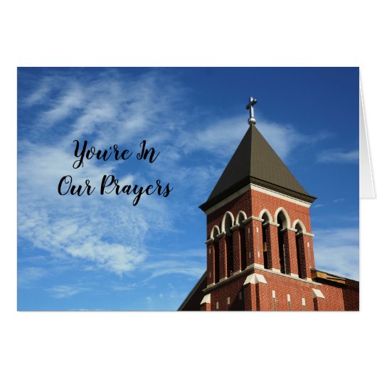 Je bent in onze gebeden (Voorkant Horizontaal)