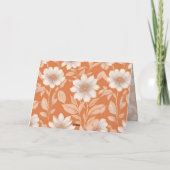 Je bent in onze gedachten - Witte bloemen op Sinaa Kaart (Achterkant)