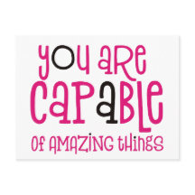 Je bent in staat om verbazingwekkende dingen posit