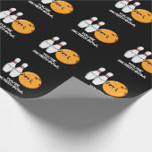 Je bent Incredi-bowl Funny Bowling Pun Dark BG Cadeaupapier (Hoek)