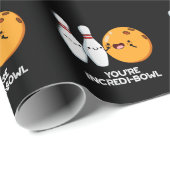 Je bent Incredi-bowl Funny Bowling Pun Dark BG Cadeaupapier (Rol Hoek)