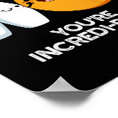 Je bent Incredi-bowl Funny Bowling Pun Poster (Hoek)