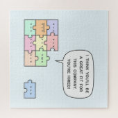Je bent ingehuurd! legpuzzel (Horizontaal)