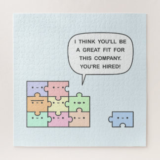 Je bent ingehuurd! legpuzzel