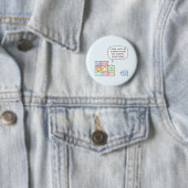 Je bent ingehuurd! ronde button 5,7 cm (In situ)