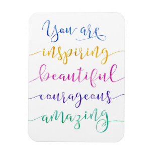 Je bent inspirerend Magnet Magneet
